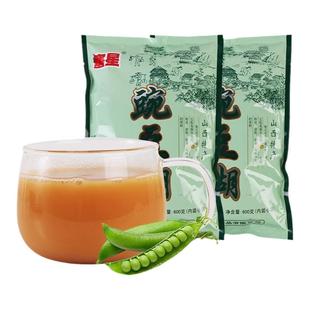 山西特产右玉塞星豌豆糊600g袋装豌豆面糊糊熟豆面糊糊