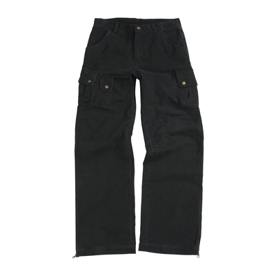 (noE)蓝黑水洗cargo帆布裤