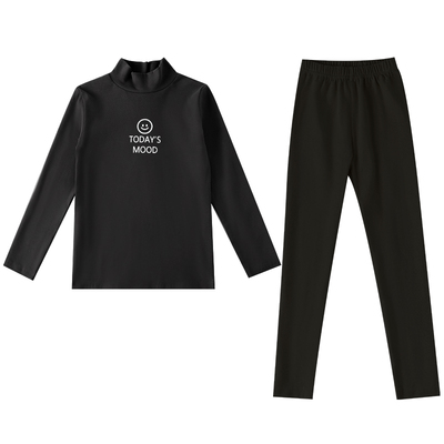 MINIDORA女童秋衣秋裤套装全棉