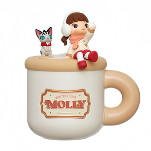 POPMART泡泡玛特Baby Molly积极入冬指南系列水杯家居周边礼物