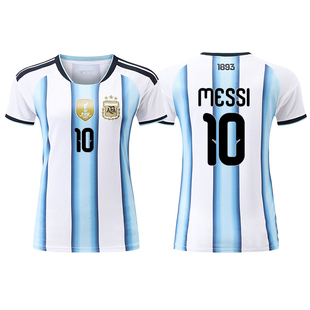 2026美加墨世界杯女子球衣葡萄牙C罗阿根廷德国足球服女收腰球衣