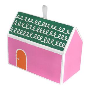 ins风彩色小房子屋子房屋曲奇饼干甜点牛轧糖果喜糖礼盒包装盒子