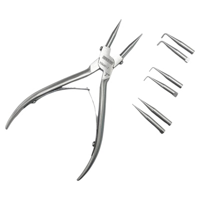 304不锈钢可换头卡簧钳挡圈钳