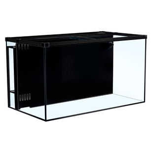 定制定做背滤侧滤超白玻璃鱼缸沉淀家用自动收集鱼便增氧过滤缸