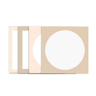 曹一阁加厚国画生宣宣纸卡纸熟宣工笔画绘画书法初学者专用美术毛笔字练习用纸圆形扇面镜片作品纸水彩画装裱