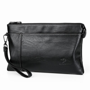 手包男软皮真皮新款潮大容量商务休闲手抓包信封包男士夹包手拿包