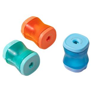 得力小型卷笔刀转笔刀棘轮省力儿童幼儿园小学生旋转削笔刀手动便携型旋笔刀迷你卷笔器笔器削铅笔刀刨笔机