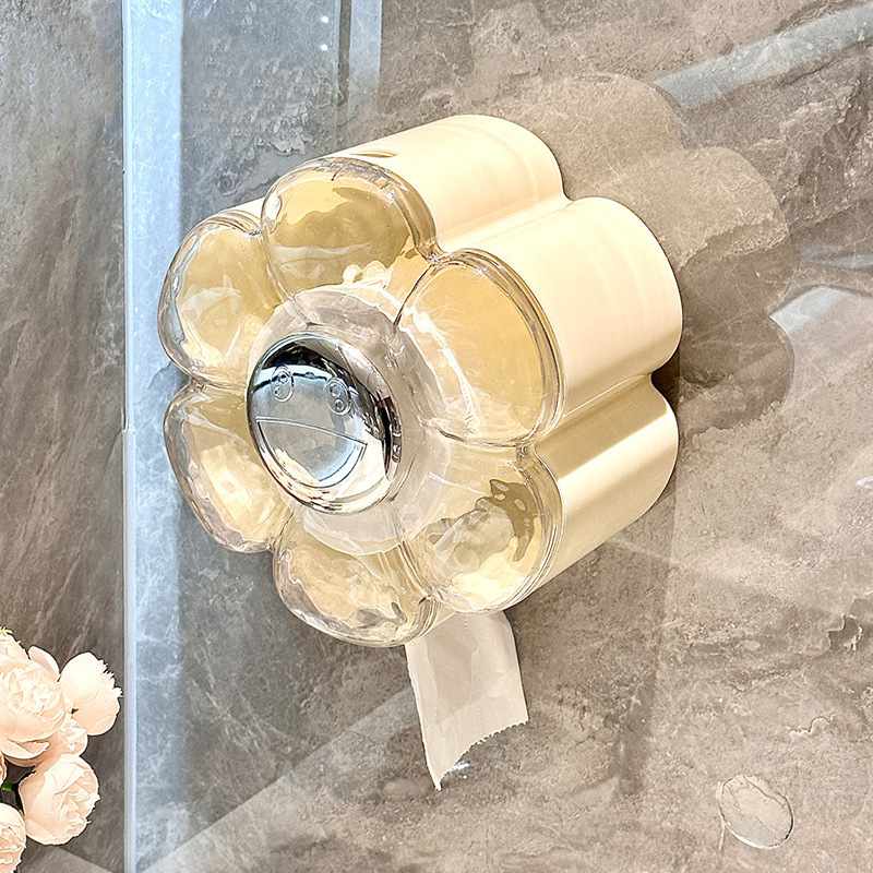 卫生间厕纸盒厕所纸巾盒抽卫生纸卷纸置物架打孔纸盒壁挂式防水免