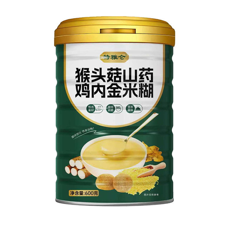 猴头菇山药鸡内金米糊营养早餐