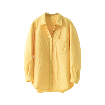 宽松休闲韩系巨好看的轻薄棉服冬