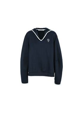 撞色连帽卫衣小众设计师品牌