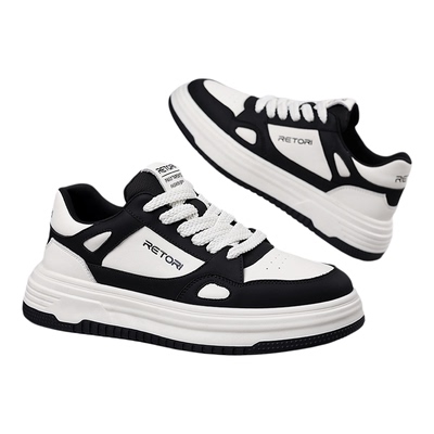 保罗男季真皮软底轻便休闲运动鞋