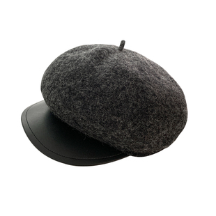 羊毛贝雷帽子女秋冬季2025新款百搭八角帽日系气质画家帽显脸小白