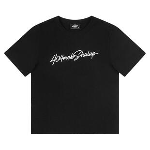 404MOB夏辣妹修身显瘦露脐装短款正肩字母印花短袖T恤女多色体恤