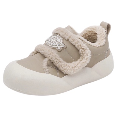 Dickies女鞋2026新款冬季二棉鞋女外穿加绒加厚魔术贴低帮雪地靴