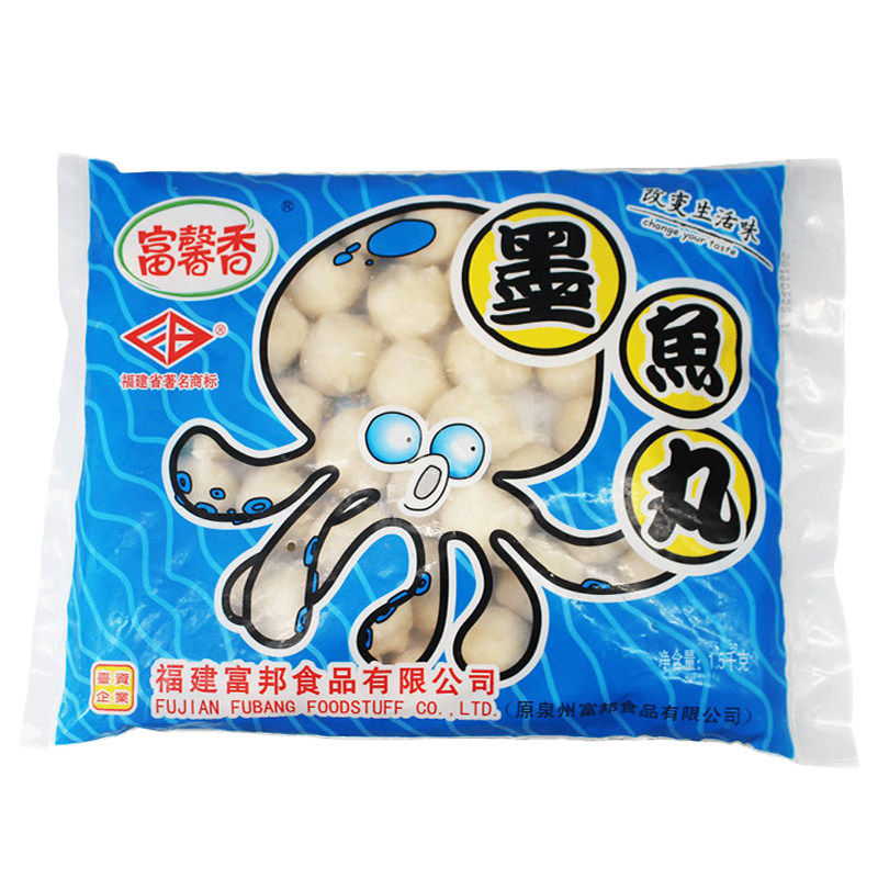 富邦墨鱼丸 富馨香花枝丸 豪大大鸡排专用 火锅食材关东煮麻辣烫