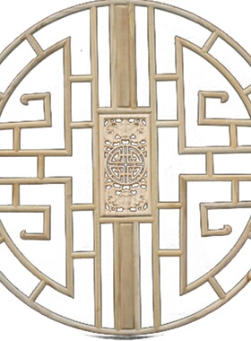 仿古门窗实木花格吊顶隔断背景墙