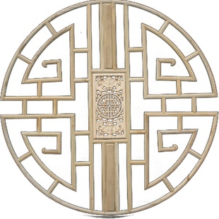 天程新中式实木花格仿古门窗隔断过道吊顶东阳木雕电视背景墙玄关