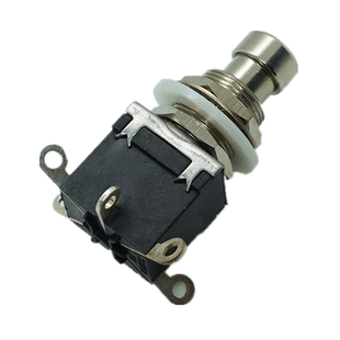 电吉他效果器DPDT/PBS-24-202带锁/切换直通踩脚钉/6脚脚踏开关