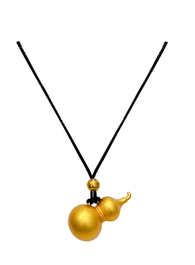 新中式金色葫芦项链女款