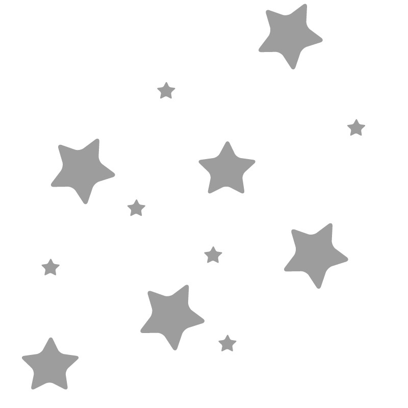 贴纸五角星防水星星自粘地板贴纸