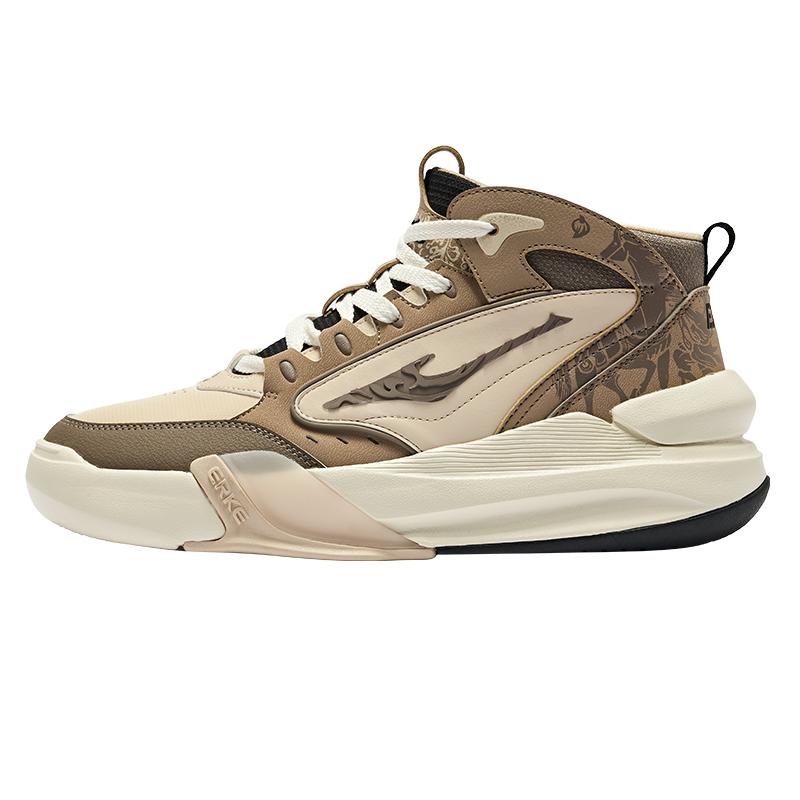 鸿星尔克男子板鞋唐宫夜苑高帮