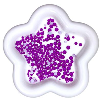 不掉底荧光紫超闪圆形DIYSUNLEAD