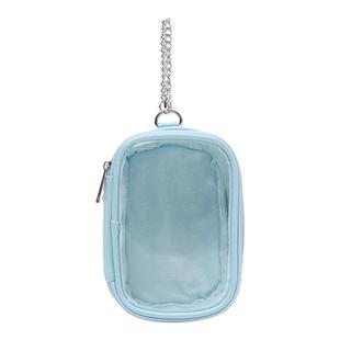 WEGO双面多用娃包迷你10cm透明pvc装娃包大肠痛丝带痛包挂件配饰