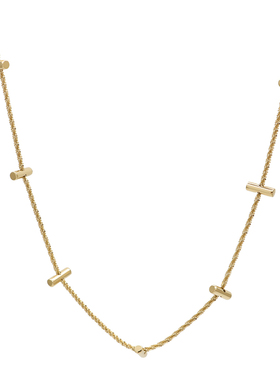 ZOXI钛钢满天星休闲项链轻奢小众