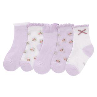 女童袜子儿童纯棉春夏薄款花边网眼袜夏季短款中筒棉袜女宝宝童袜