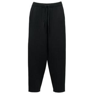 【新品】素然 WHM 25冬女士经典通勤设计感羊毛针织抽绳锥裤