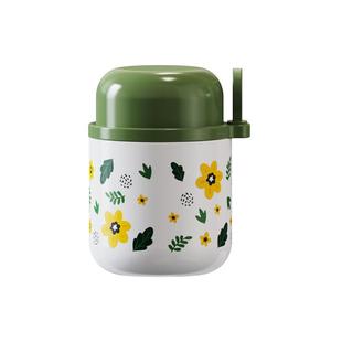 焖烧杯保温饭盒迷你早餐杯316不锈钢粥杯内胆陶瓷覆层外出装汤罐