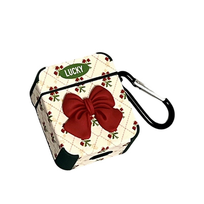 适用苹果iPhone玫瑰花耳机套