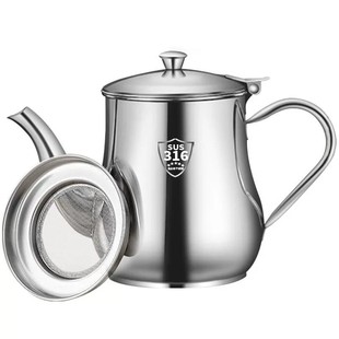 德国不锈钢油壶家用厨房316食品级过滤油渣防漏大容量加厚储油罐