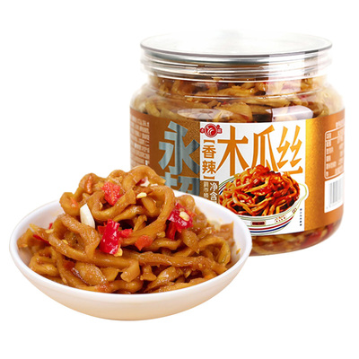 永超湖北荆门木瓜丝360g下饭菜脆