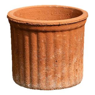 复古做旧红陶花盆陶土粗陶透气土陶盆多肉花盆陶瓷泥瓦盆陶盆花盆