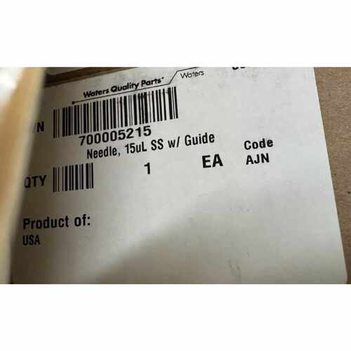 议价waters全新样品进样针 货号700005215，15ul SS带导向管 原装