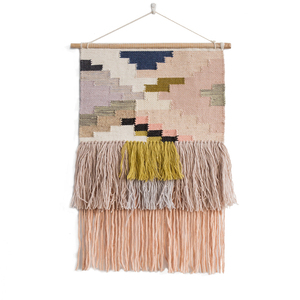 波西米亚进口高级感挂布床头装饰画挂布卧室羊毛编织儿童房挂毯