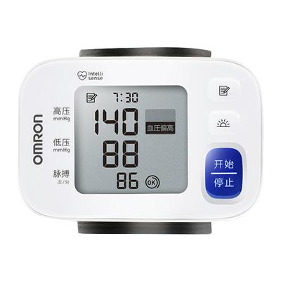 欧姆龙腕式血压计免脱衣袖带自检