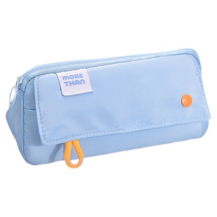 派悦 高颜值笔袋多功能大容量韩版纯色小清新文具盒女孩款ins风简约小众初中生小学生女生防水耐脏铅笔袋