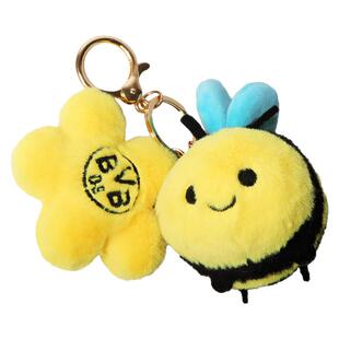 多特蒙德足球俱乐部｜BVB蜜蜂小花挂件球迷钥匙扣球迷周边毛绒