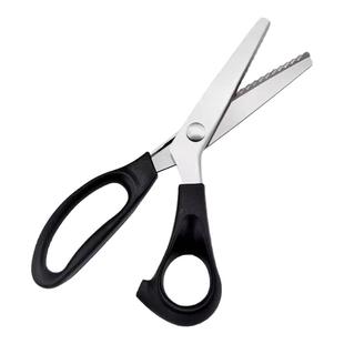 花边剪刀家用锯齿裁缝手工剪刀DIY大波浪花纹狗牙三角锁边专用剪