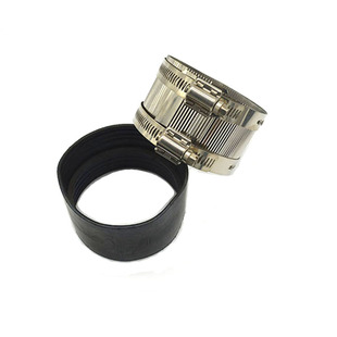 铸铁不锈钢管束总成排水用柔性接口铸铁管专用卡箍A型4寸自产自销