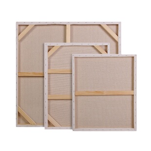 油画框大尺寸定制亚麻雨露麻丙烯油画内框定做油画框带画布装裱