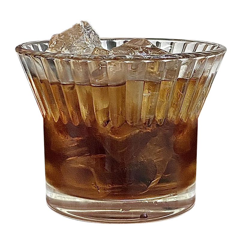 咖啡厅手冲拿铁咖啡杯大口杯拉花杯澳白杯dirty杯玻璃杯冷饮210ml