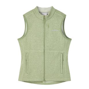 bossini堡狮龙2025新品户外运动马甲女款跑步保暖弹力背心上衣