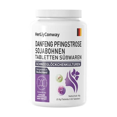 德国进口大豆异黄酮补充天然雌激素牡丹凤花女性调理月事官方正品