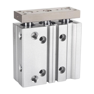 亚德客气动三杆三轴气缸TCM10X12X16X20X25X32X40X50X63X80X100-S