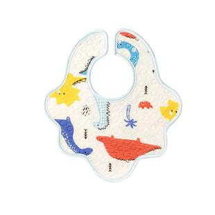 婴儿口水巾男宝宝a类纯棉围脖新生婴幼儿防吐奶围嘴防水围兜秋冬