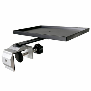 床头投影仪支架家用卧室夹式托盘床上投影置物架木床柜子桌面通用投影架适用于极米z6x免打孔投影机投支撑架